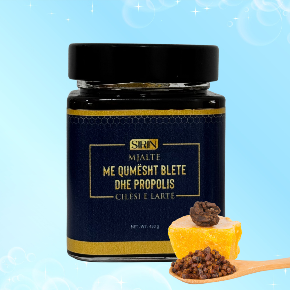 mjaltë me qumësht blete dhe propolis mjaltë me qumësht blete dhe propolis